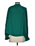 Ann Taylor LOFT 100% Polyester Green Long Sleeve Blouse Size XS - photo 2