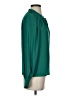 Ann Taylor LOFT 100% Polyester Green Long Sleeve Blouse Size XS - photo 4