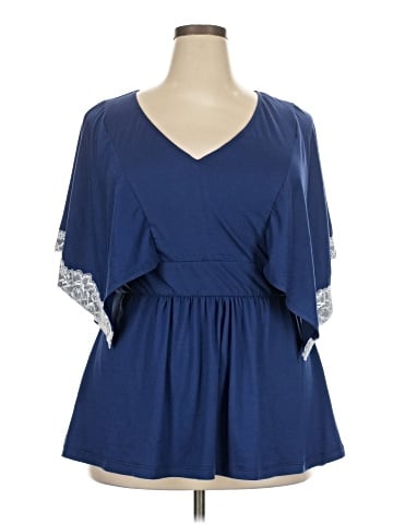 Kiyonna Short Sleeve Blouse (view 1)