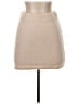 Flat White Solid Tan Casual Skirt Size XS - photo 1