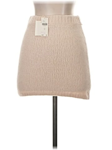 Flat White Casual Skirt (view 2)