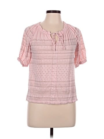 Lucky Brand Short Sleeve Blouse (view 1)