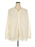 Rose + Olive 100% Polyester Ivory Long Sleeve Blouse Size 3X - photo 1