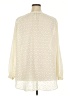 Rose + Olive 100% Polyester Ivory Long Sleeve Blouse Size 3X - photo 2