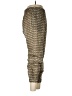 Tory Burch Tweed Gold Brown Casual Pants Size M - photo 4