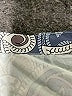 Unbranded Paisley Gray Blue 3/4 Sleeve Blouse Size XL - photo 4