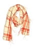Unbranded Plaid Orange Scarf One size - photo 1