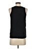 Lavender Brown 100% Silk Black Sleeveless Top Size S - photo 2