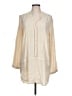Lush 100% Rayon Ivory Long Sleeve Blouse Size L - photo 1