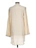 Lush 100% Rayon Ivory Long Sleeve Blouse Size L - photo 2