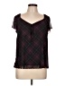 Torrid Burgundy Short Sleeve Blouse Size Lg Plus (0) - photo 1