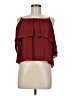 Lush 100% Polyester Burgundy Tank Top Size M - photo 1