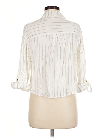 Love Notes 3/4 Sleeve Button-Down Shirt (view 2)