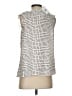 CAbi 100% Polyester Silver Sleeveless Blouse Size S - photo 2