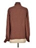 Max Studio 100% Polyester Brown Long Sleeve Blouse Size S - photo 2