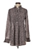Ann Taylor LOFT Gray Long Sleeve Blouse Size S - photo 1