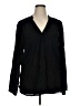 Johnny Was Floral Black Long Sleeve Blouse Size XL - photo 1