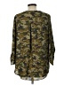 Cato 100% Polyester Camo Green 3/4 Sleeve Blouse Size L - photo 2