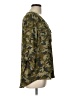 Cato 100% Polyester Camo Green 3/4 Sleeve Blouse Size L - photo 4