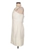 Halston 100% Polyester Ivory Cocktail Dress Size 10 - photo 5
