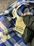 L.L.Bean 100% Cotton Plaid Blue Long Sleeve Blouse Size L - photo 8
