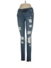 Hollister Hearts Blue Jeans Size 3 - photo 1