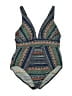 Miraclesuit Print Blue One Piece Swimsuit Size XL (estimated) - photo 1