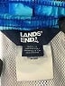 Lands' End 100% Polyester Tie-dye Blue Board Shorts Size 8 - photo 3