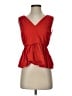 J.Crew Always Red Sleeveless Blouse Size 2 - photo 1