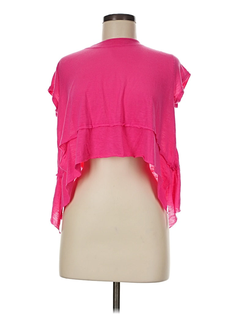 Pre-owned Shein Short Sleeve Turtleneck In Pink