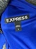 Express 100% Polyester Solid Blue Cocktail Dress Size 6 - photo 4