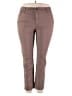 Chico's Solid Brown Khakis Size XL (3.5) - photo 1