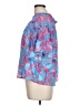 Joy Joy 100% Polyester Blue 3/4 Sleeve Blouse Size L - photo 5