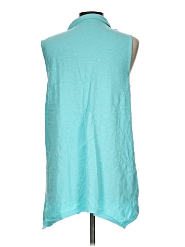 Soft Surroundings Sleeveless Button-Down Shirt (view 2)