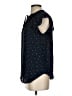 Ann Taylor LOFT 100% Polyester Stars Black Sleeveless Blouse Size S - photo 5