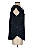 Ann Taylor LOFT 100% Polyester Stars Black Sleeveless Blouse Size S - photo 4