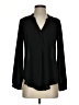 Harper 100% Polyester Black Long Sleeve Blouse Size S - photo 1