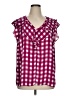 Liz Claiborne 100% Polyester Pink Sleeveless Blouse Size 1X - photo 1