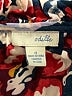 Odille 100% Rayon Print Ivory Short Sleeve Blouse Size 0 - photo 7