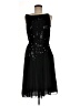 Talbots Stars Black Cocktail Dress Size 8 - photo 1