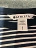 Athleta Stripes Ivory Short Sleeve Turtleneck Size S - photo 7