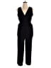 Gilli Solid Black Jumpsuit Size 1X - photo 1
