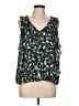 Parker 100% Polyester Green Sleeveless Blouse Size L - photo 1