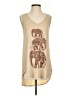 Freeloader Tan Sleeveless T-Shirt Size S - photo 1