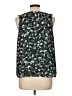 Parker 100% Polyester Green Sleeveless Blouse Size L - photo 2