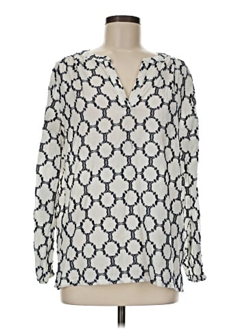 Ann Taylor LOFT Outlet Long Sleeve Blouse (view 1)