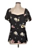 Torrid Black Short Sleeve Blouse Size Lg Plus (0) - photo 1
