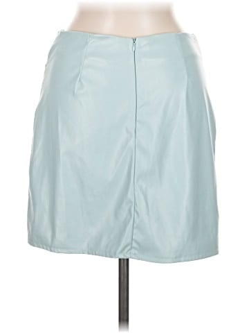 Alya Faux Leather Skirt (view 2)