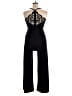 Trixxi Solid Black Jumpsuit Size XL - photo 2