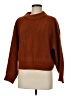 Line & Dot Solid Brown Turtleneck Sweater Size M - photo 1